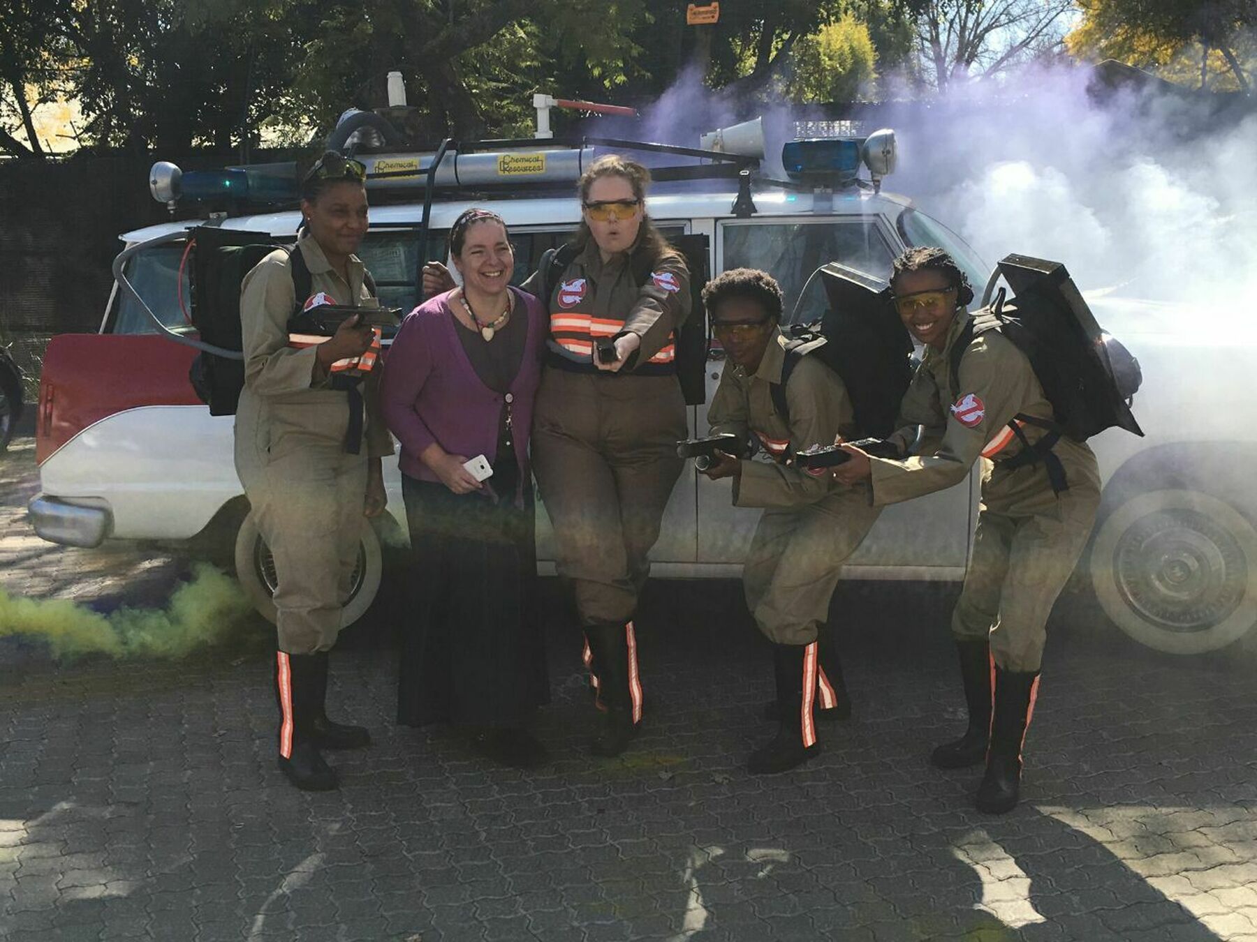 Flow Ghostbusters PR stunt