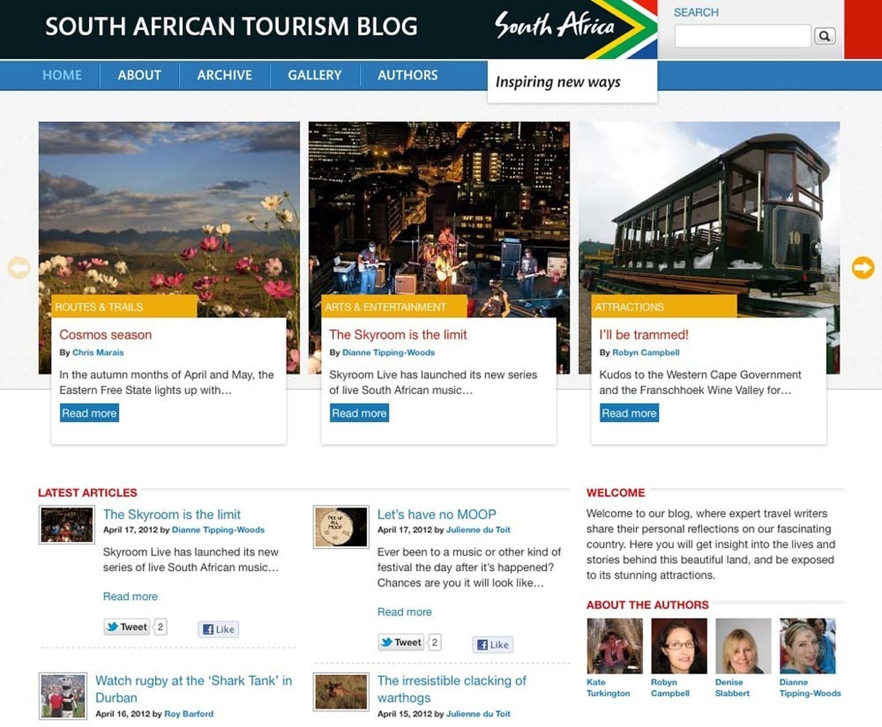 Sat Blog Screenshot 1