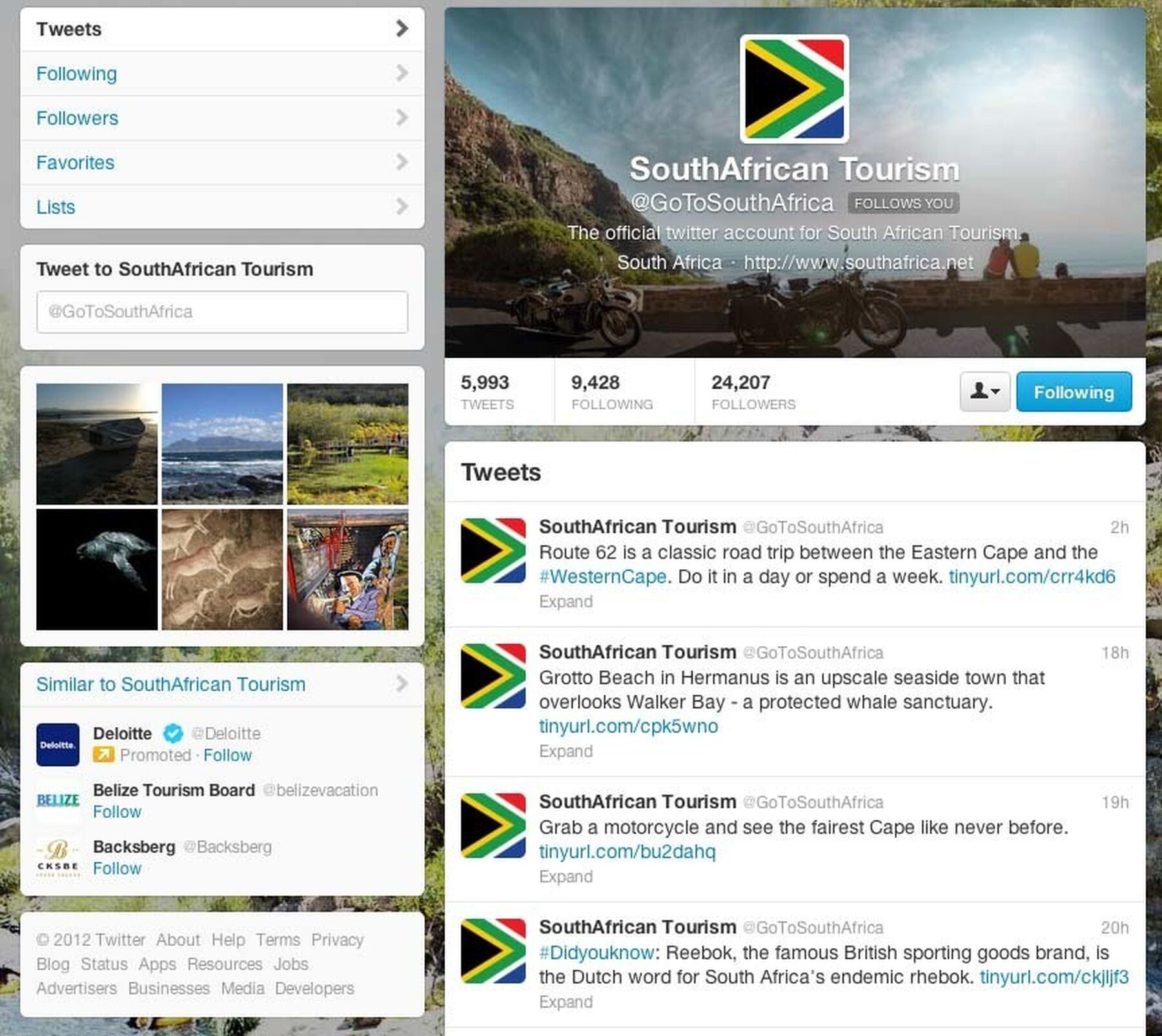 Sat Twitter Page Nov 2012