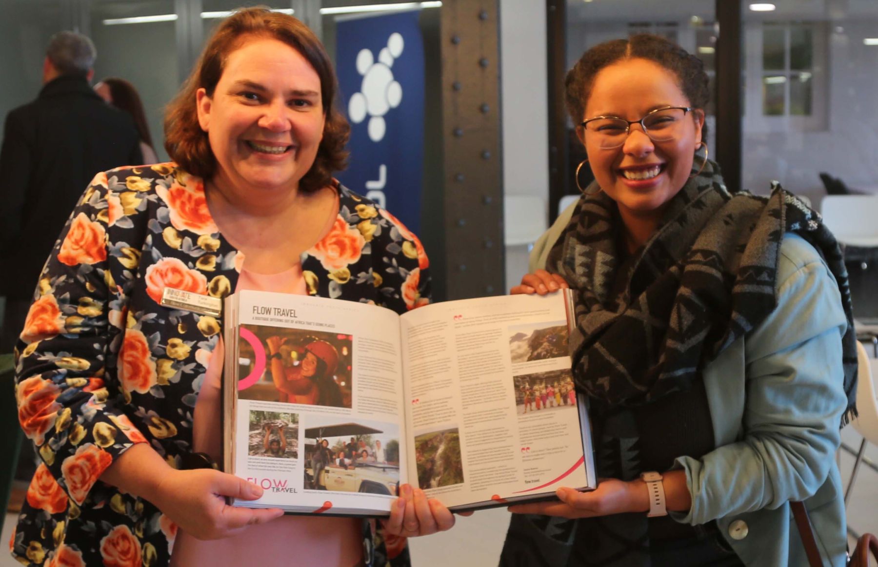 Tara Turkington, CEO of Flow Communications and Flow Travel, and Nadia Moore, head of Marketing at Flow Communications