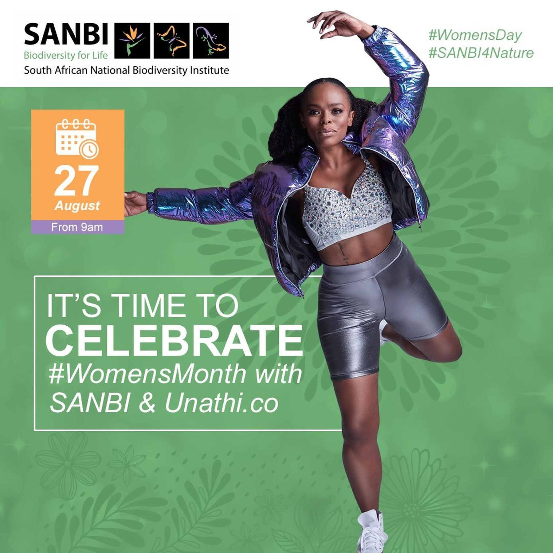 Unathi Nkayi helped launch SANBI’s outdoor gym and Flow was there to assist