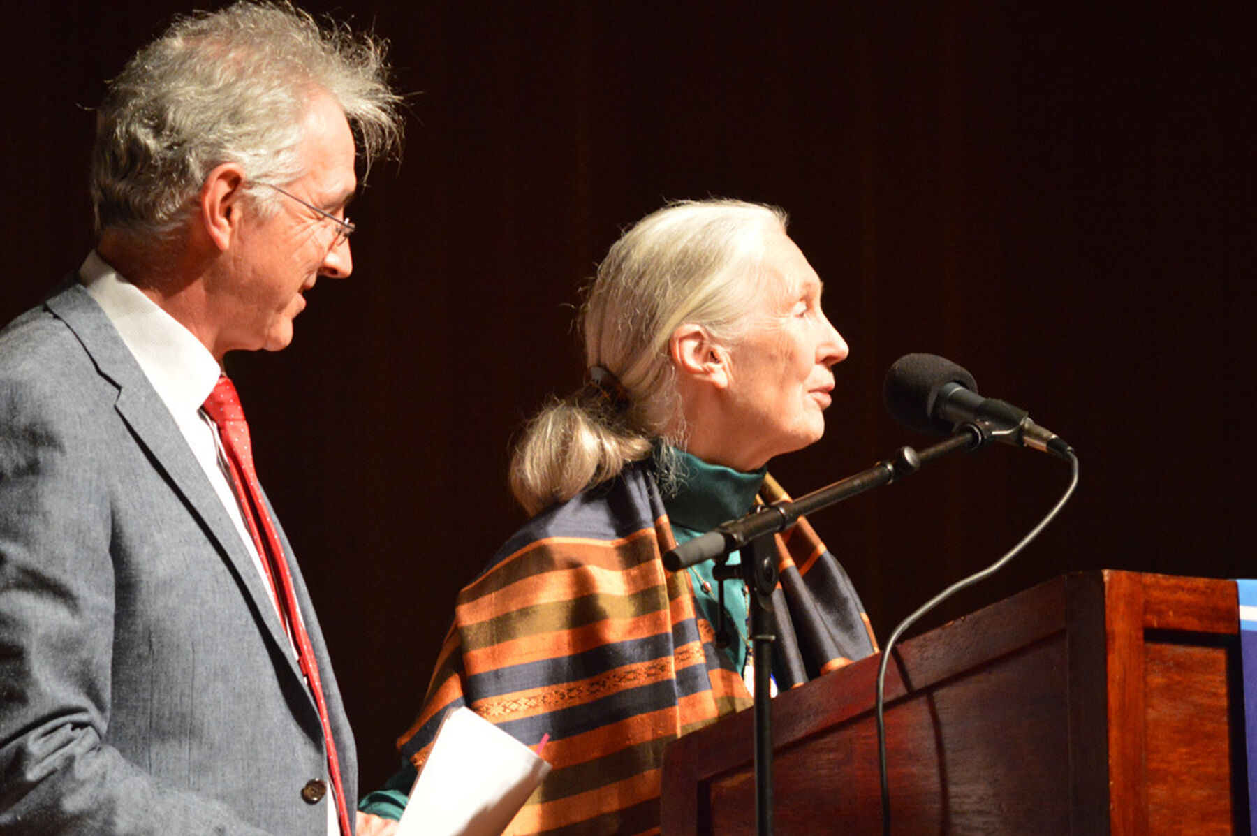 Goodall and UCT vice-chancellor Max Price