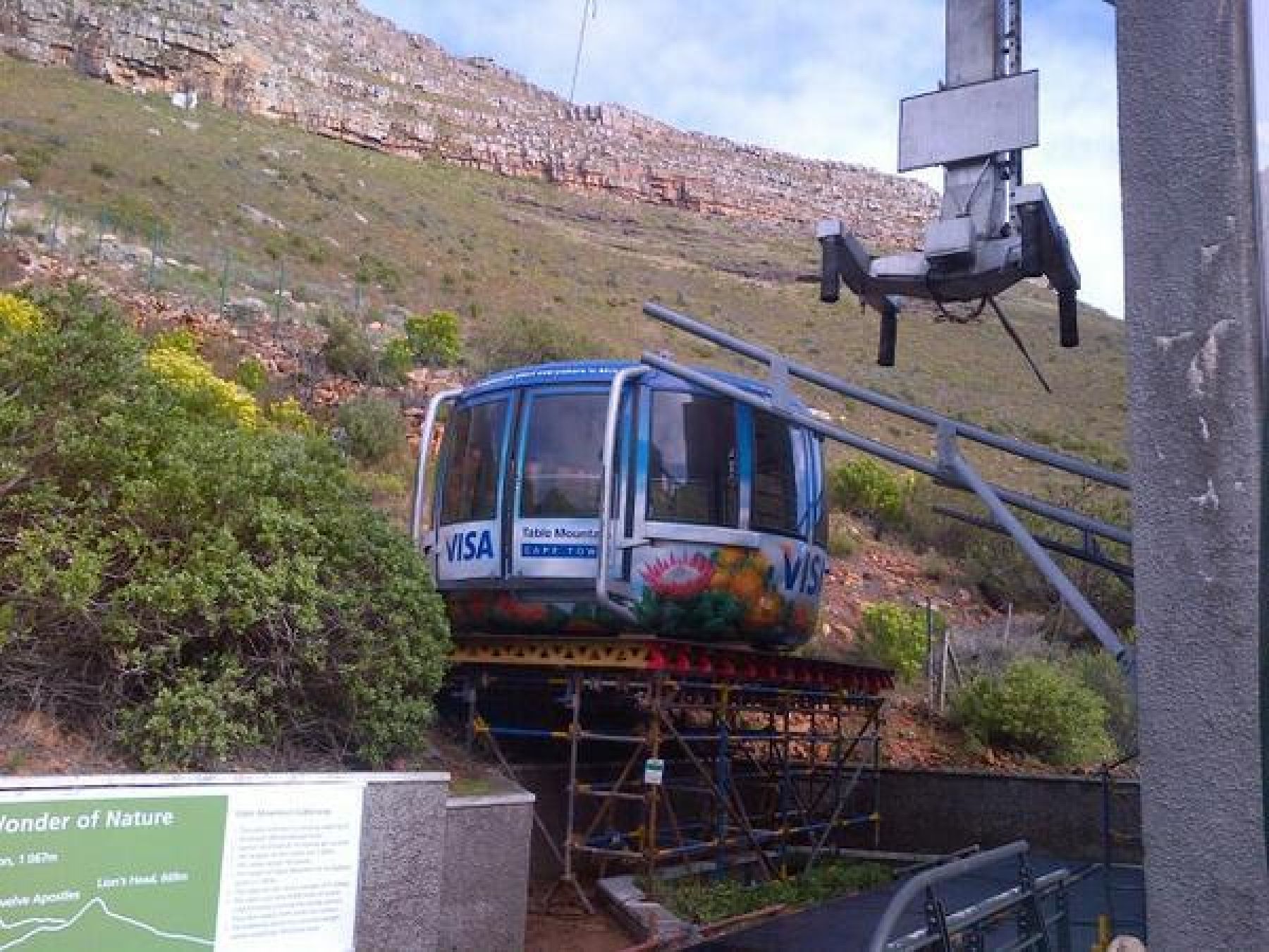 Cable Car On Platform