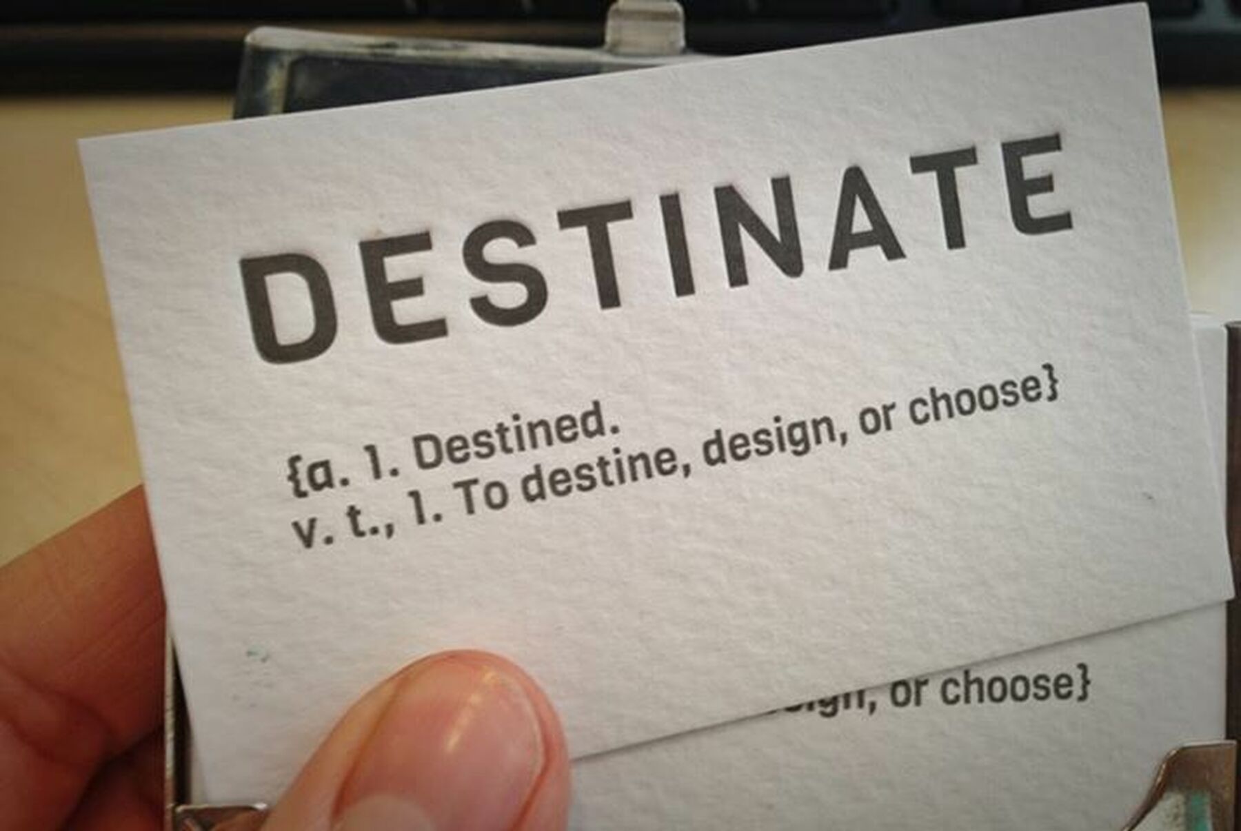Destinate Business Card