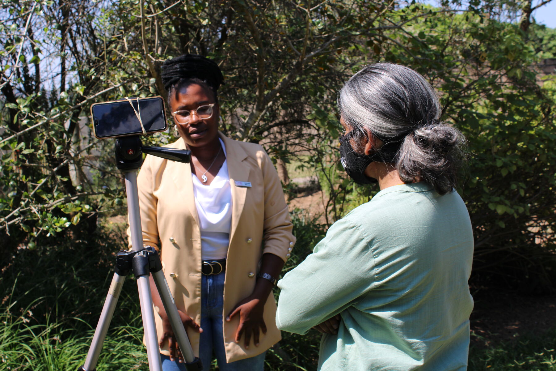 Flow ran an on-site social media training workshop at Good Work Foundation in Hazyview.