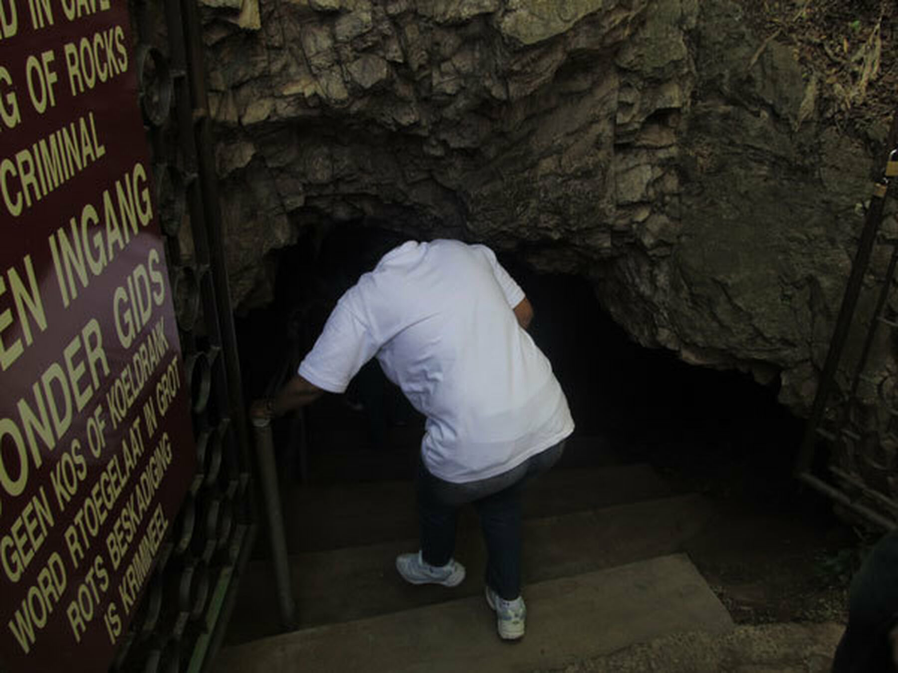 Entering The Caves