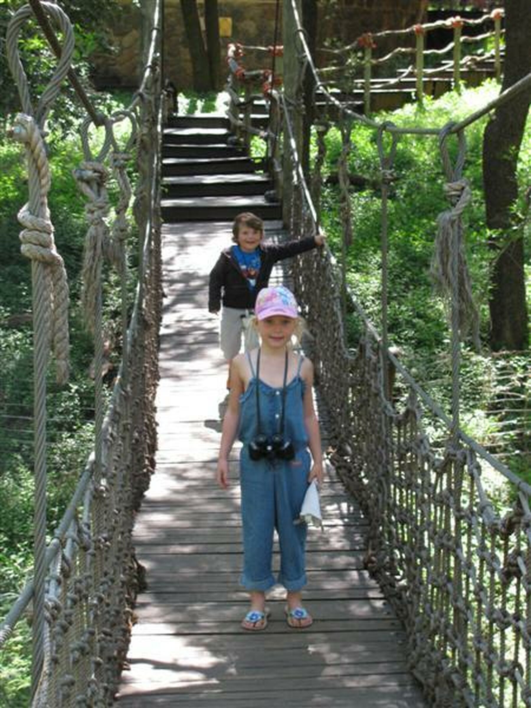 J Lodge Kids On Bridge