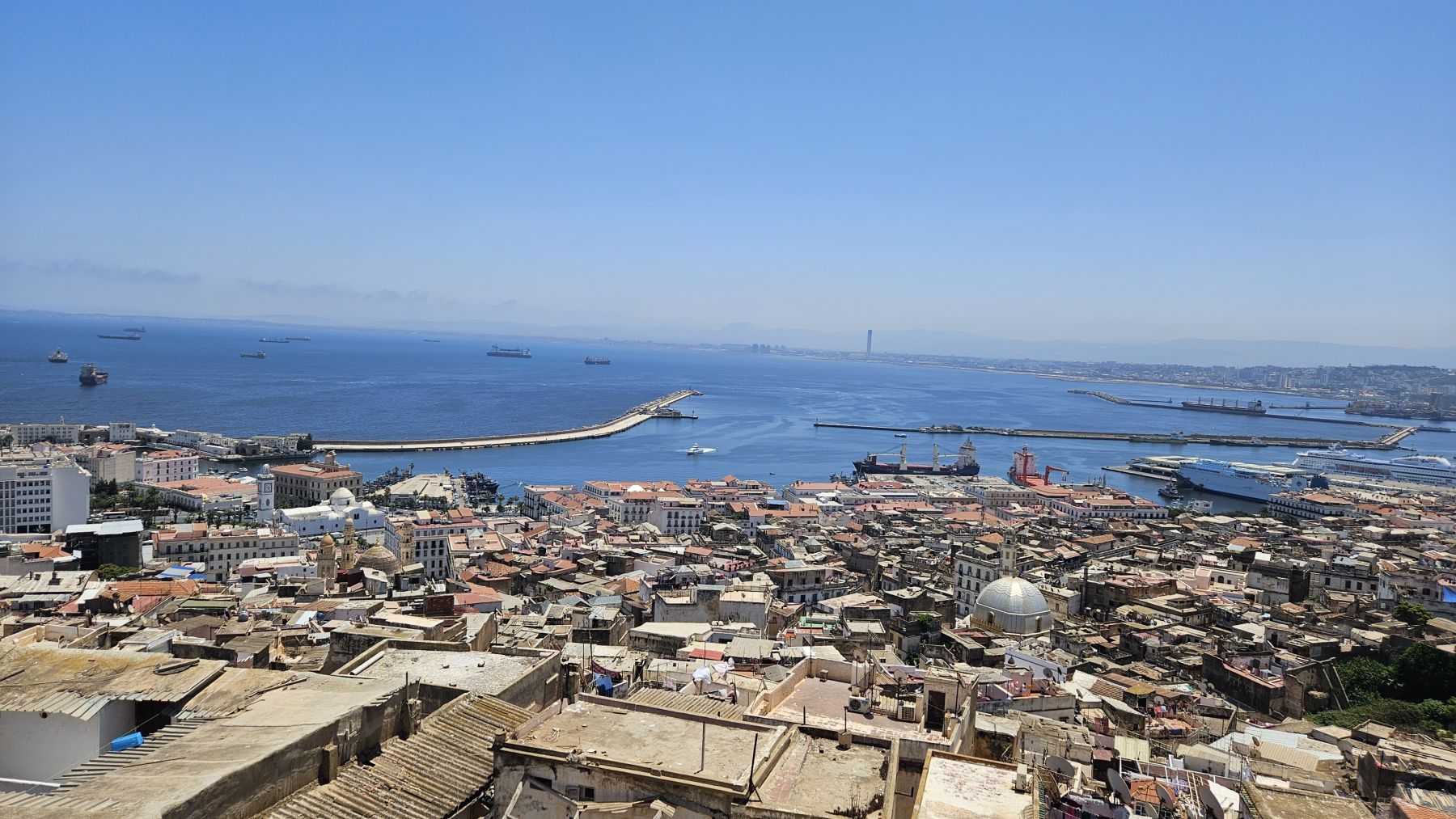 View over the Casbah in downtown Algiers