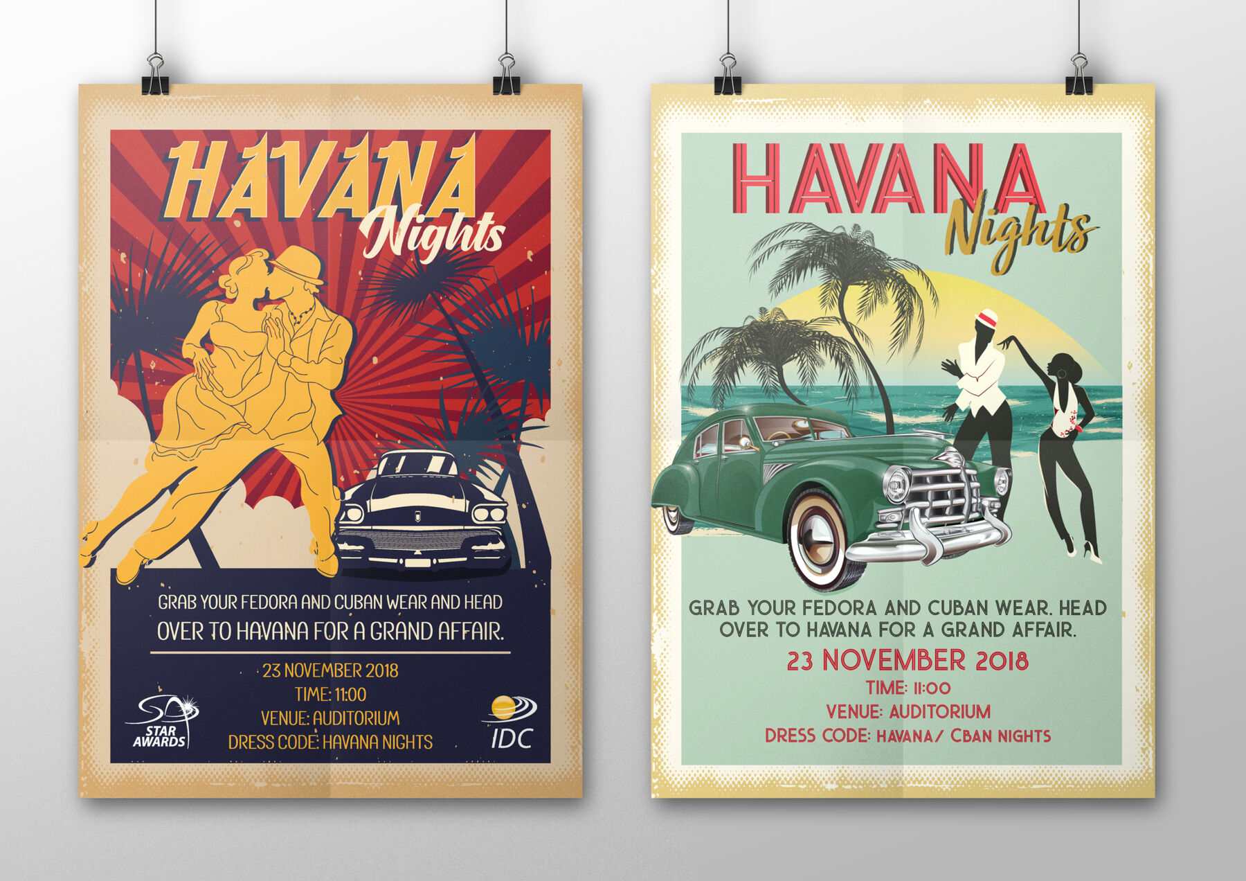 Poster for IDC's internal awards, the Star Awards