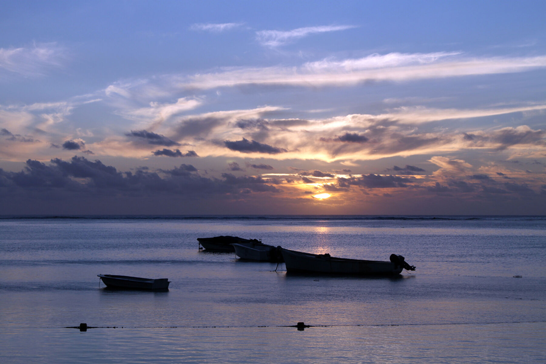 Sunset in Mauritius