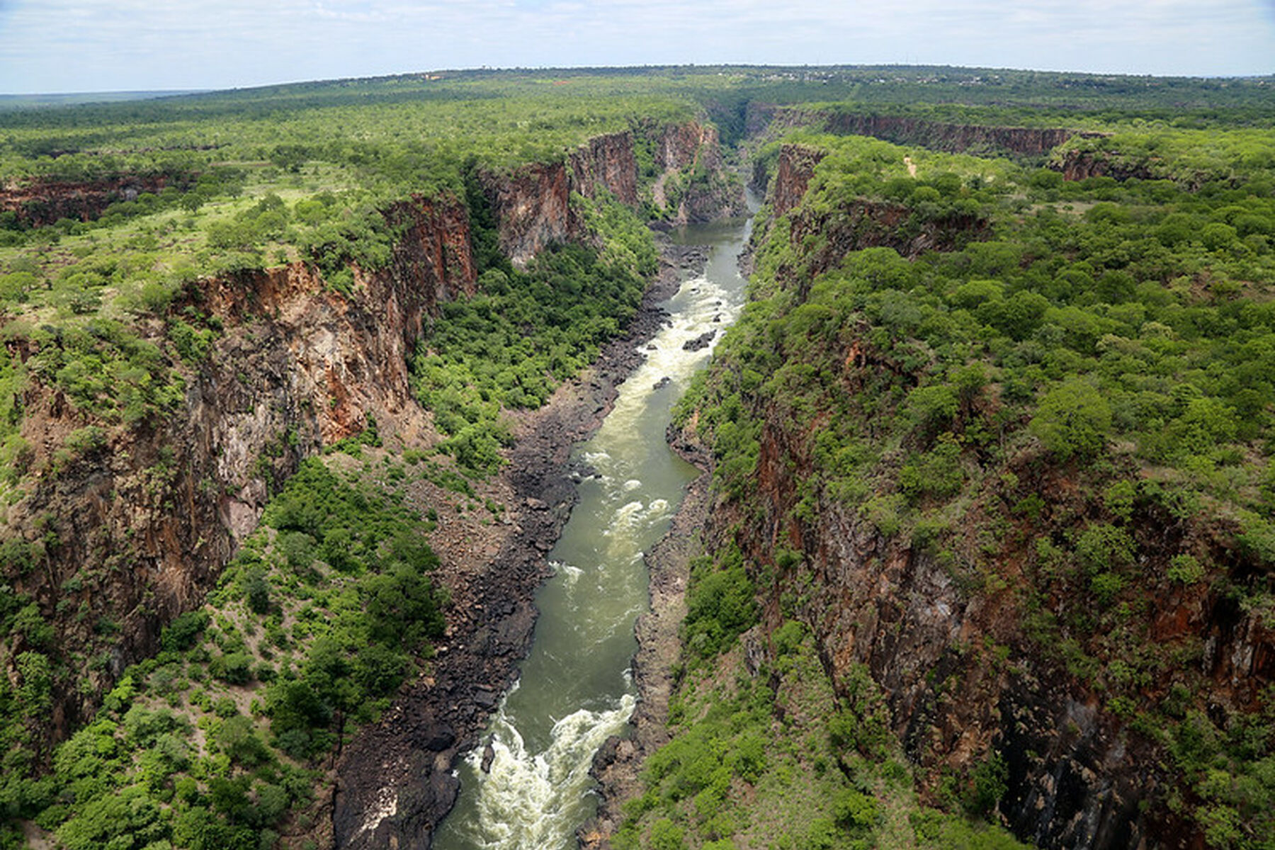 The Zambezi Gorge, below the Victoria Falls, Zimbabwe